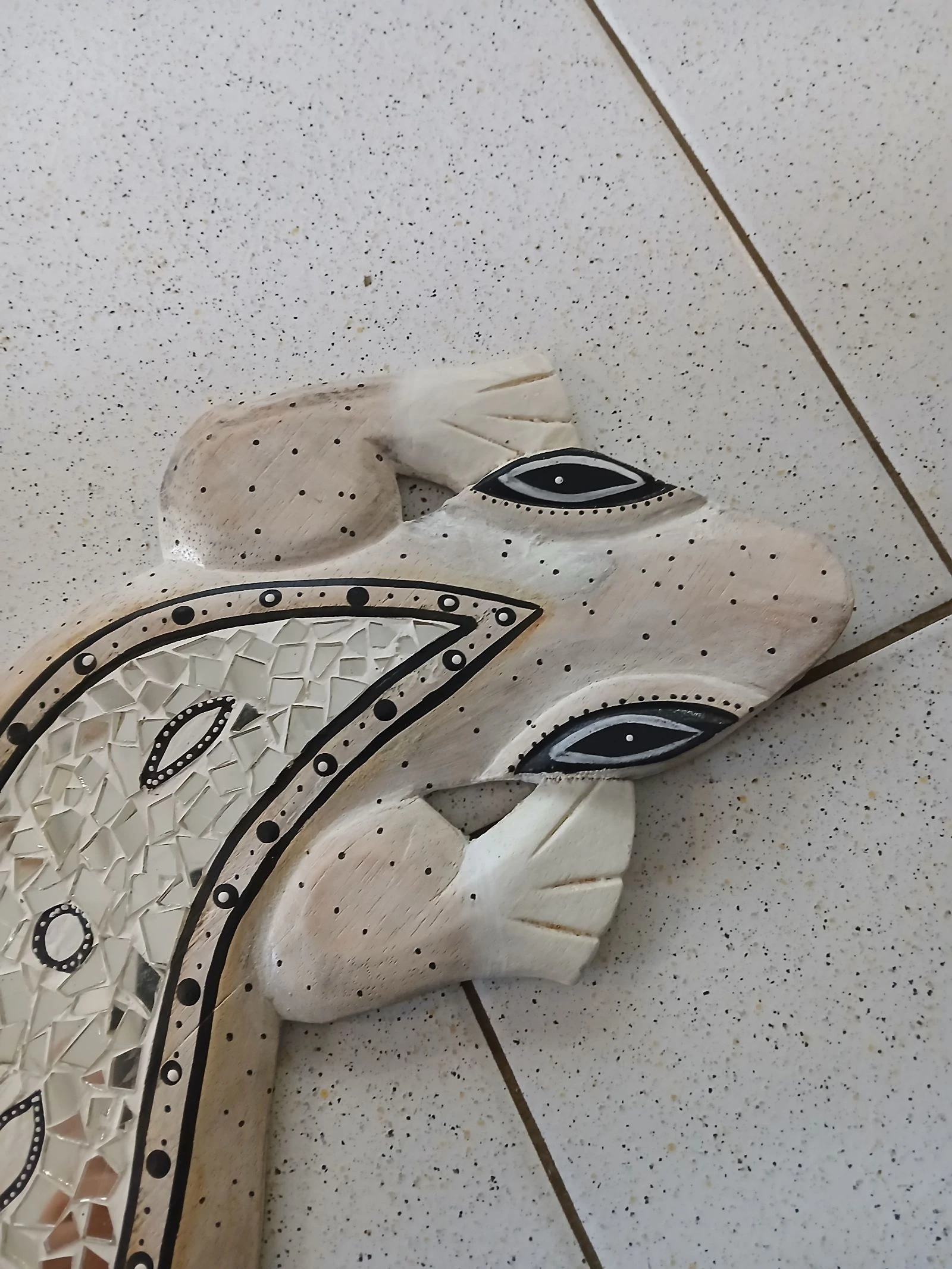 Mooi Witte Salamander Bali Deco-stijl – photo 3